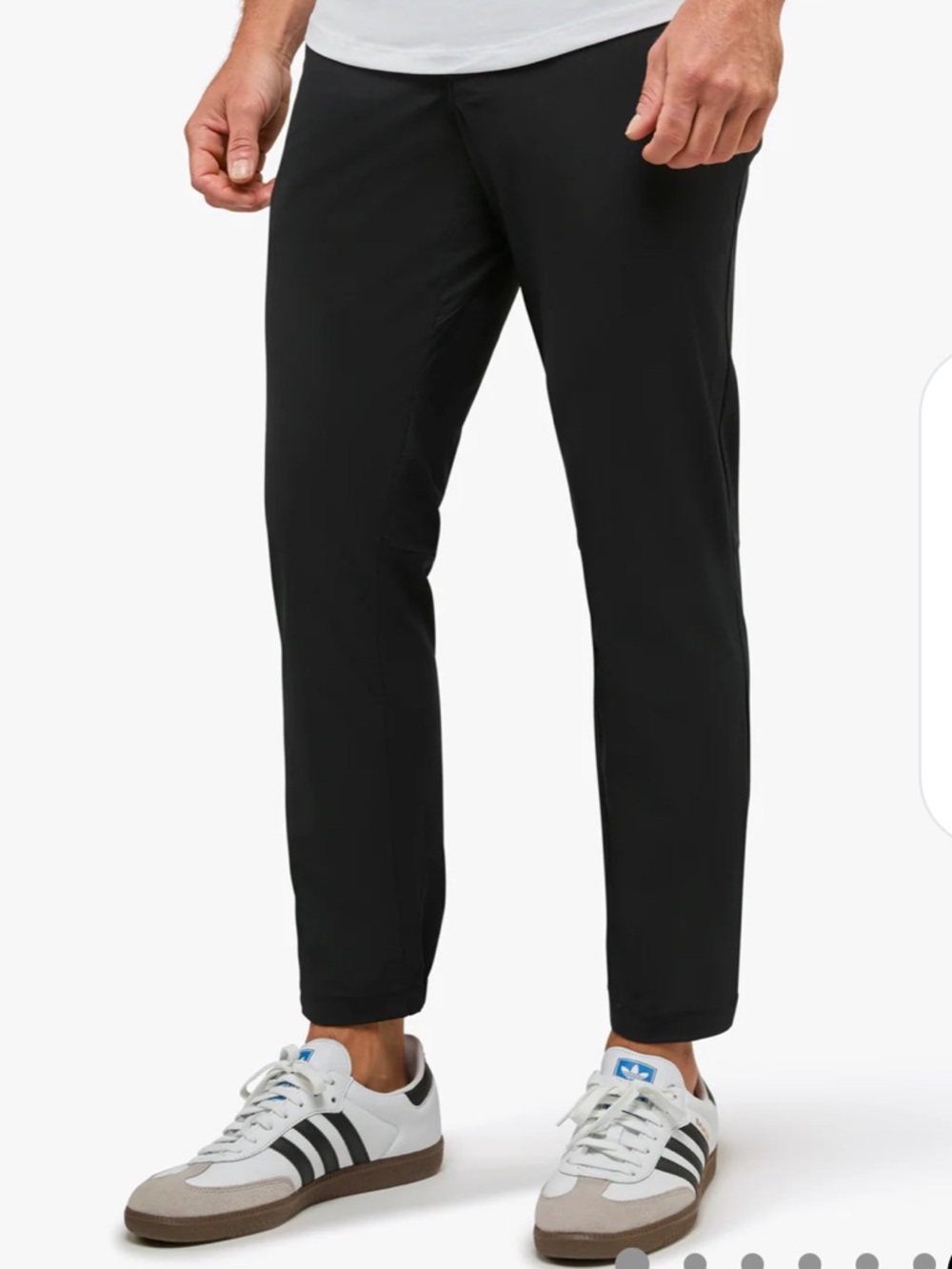 Cuts Clothing Black Men's Chinos slim fit AO Joggers constructed Versaknit
NWOT